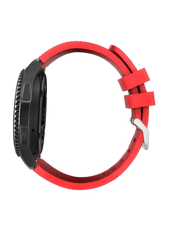 QiaoKai Replacement Wristband Strap For Samsung Gear S3 Frontier/S3 Classic Red  - Image 2