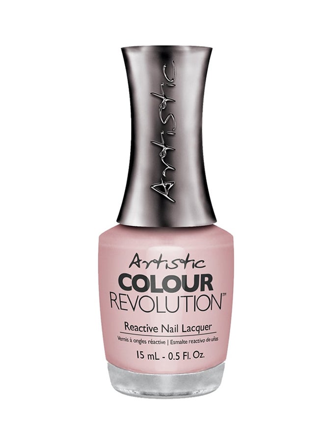 Colour Revolution In Bloom Reactive Nail Polish Baby Pink Shimmer
