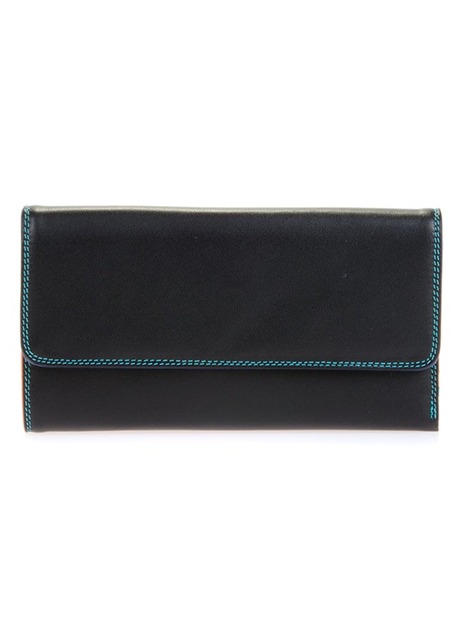 mywalit Tri-Fold Leather Wallet Black/Pace - Image 1