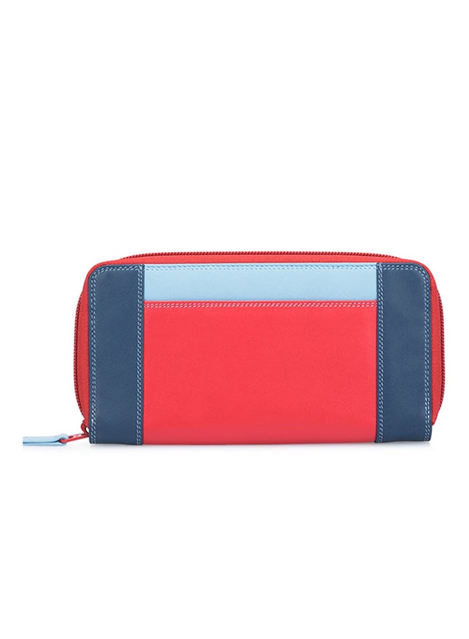 ماي واليت محفظة بسحاب ملتف أزرق ملكي - Image 1