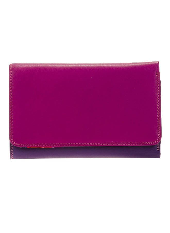 mywalit Tri-Fold Leather Wallet Sangria - Image 1