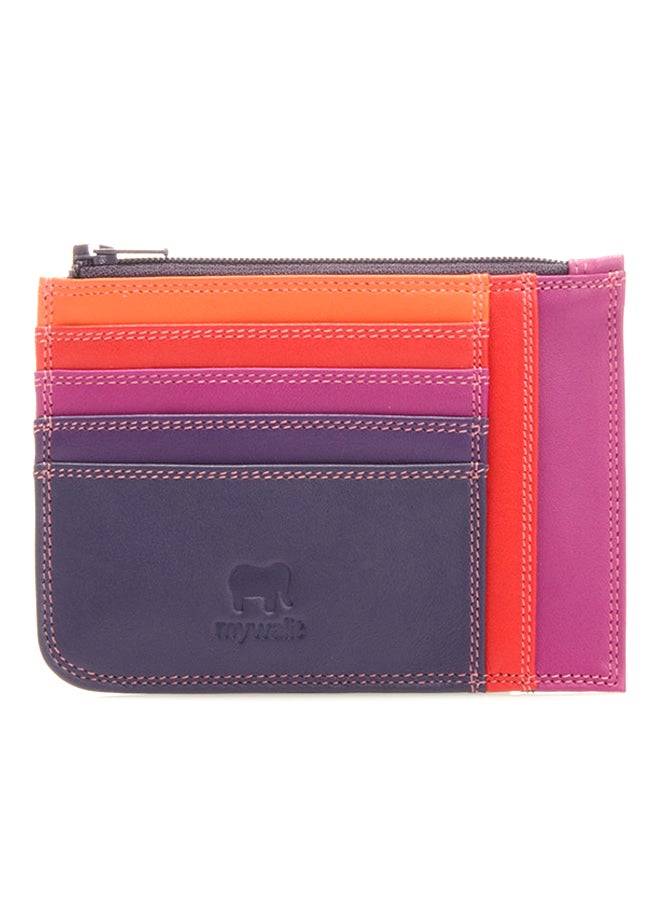 mywalit - Slim Credit Card Holder With Coin Purse Sangria - Image 1