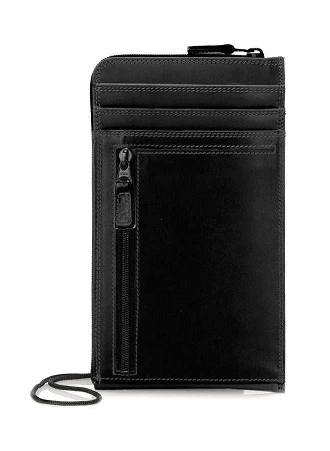 mywalit - Neck Wallet With Lanyard Black - Image 1