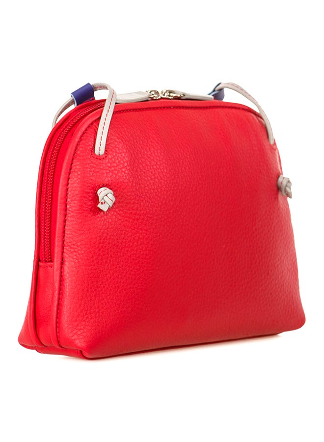 ماي واليت ريو حقيبة كروس بودي صغيرة بسحّاب علوي أحمر - Image 1