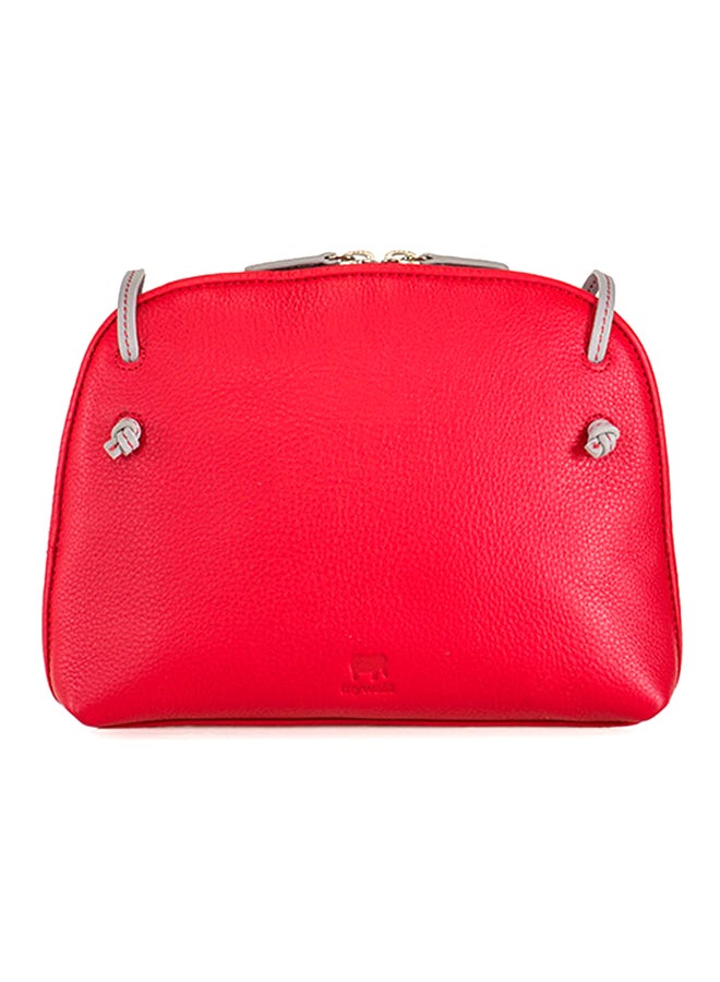 ماي واليت ريو حقيبة كروس بودي صغيرة بسحّاب علوي أحمر - Image 2