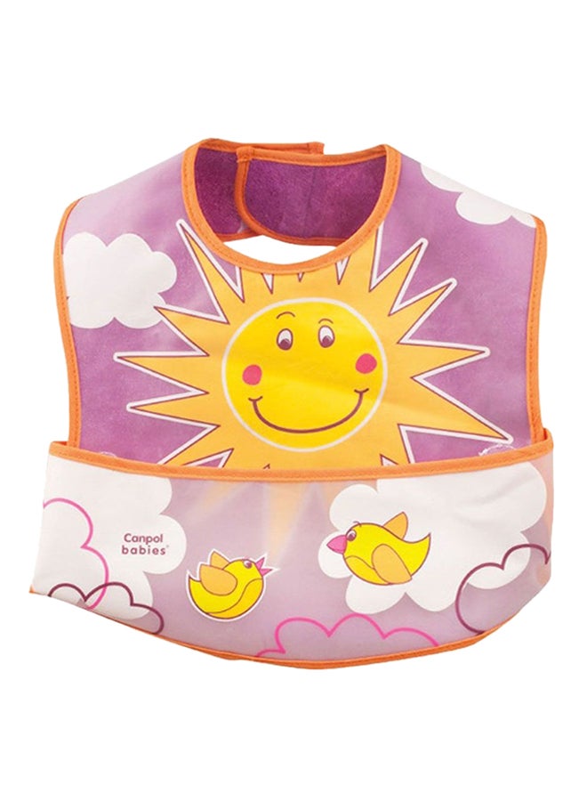 Canpol babies Cotton Bib With Velcro-Fastened Pocket - Image 1