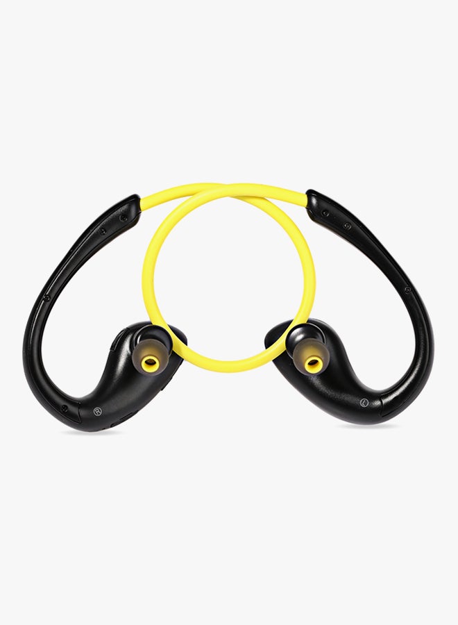Awei Bluetooth In-Ear Headphones Black/Yellow - Image 5