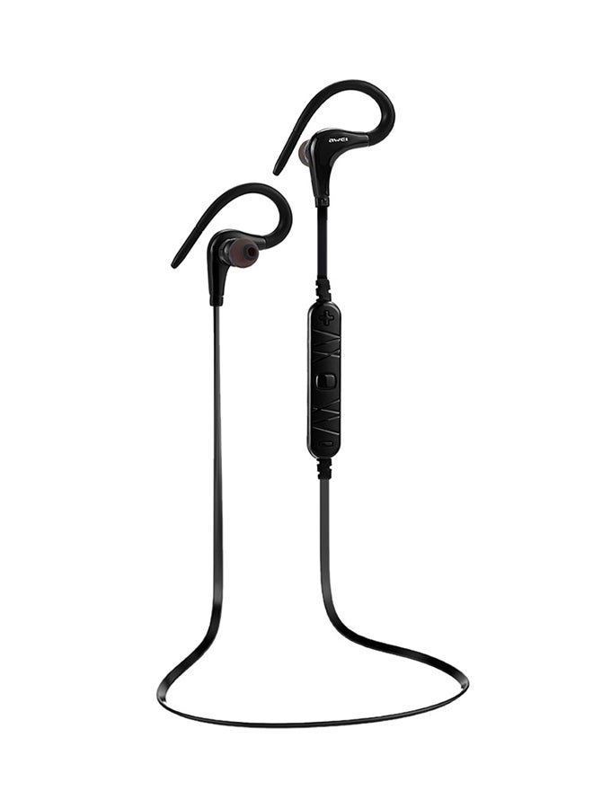 أوي سماعة أذن داخلية تدعم البلوتوث مع مايكروفون أسود - Image 1