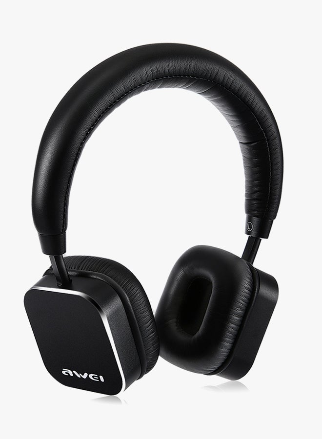 Awei Bluetooth Over-Ear Stereo Headset Black - Image 2