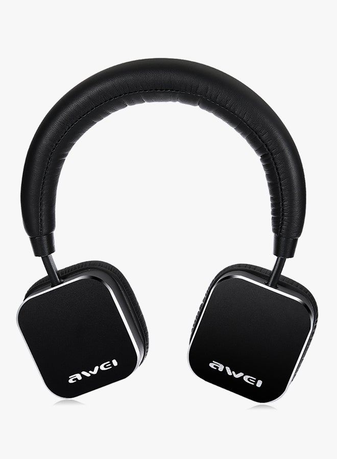 Awei Bluetooth Over-Ear Stereo Headset Black - Image 4