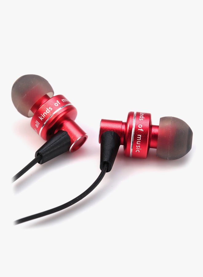 Awei Bluetooth In-Ear Headphones With Mic Red - Image 5
