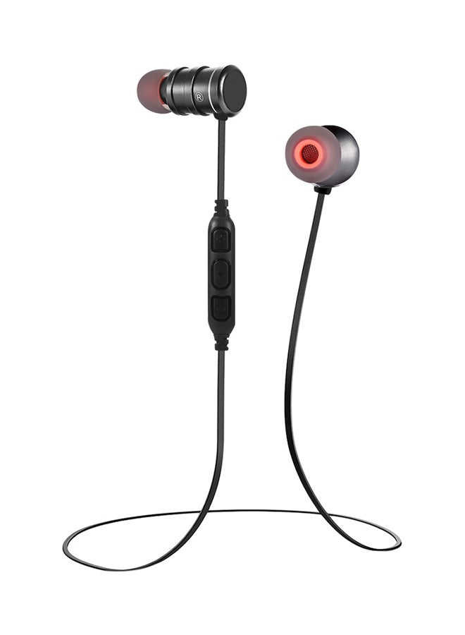Awei Bluetooth In-Ear Headphones With Mic Black - Image 1