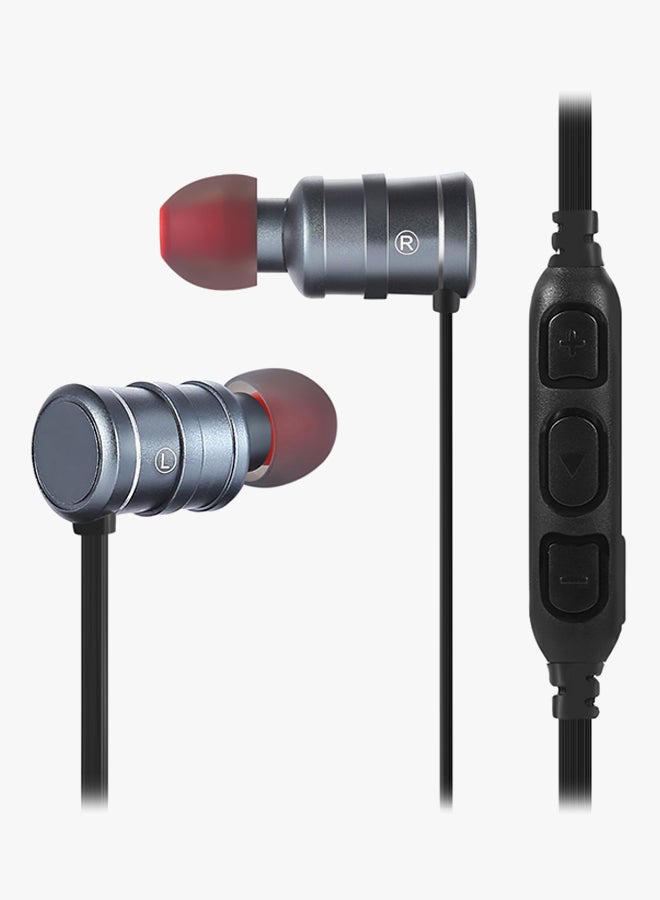 Awei AK5 In-Ear Bluetooth Earphones Gun Metal - Image 2
