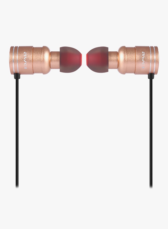 Awei - AK7 In-Ear Bluetooth Earphones Gold - Image 1