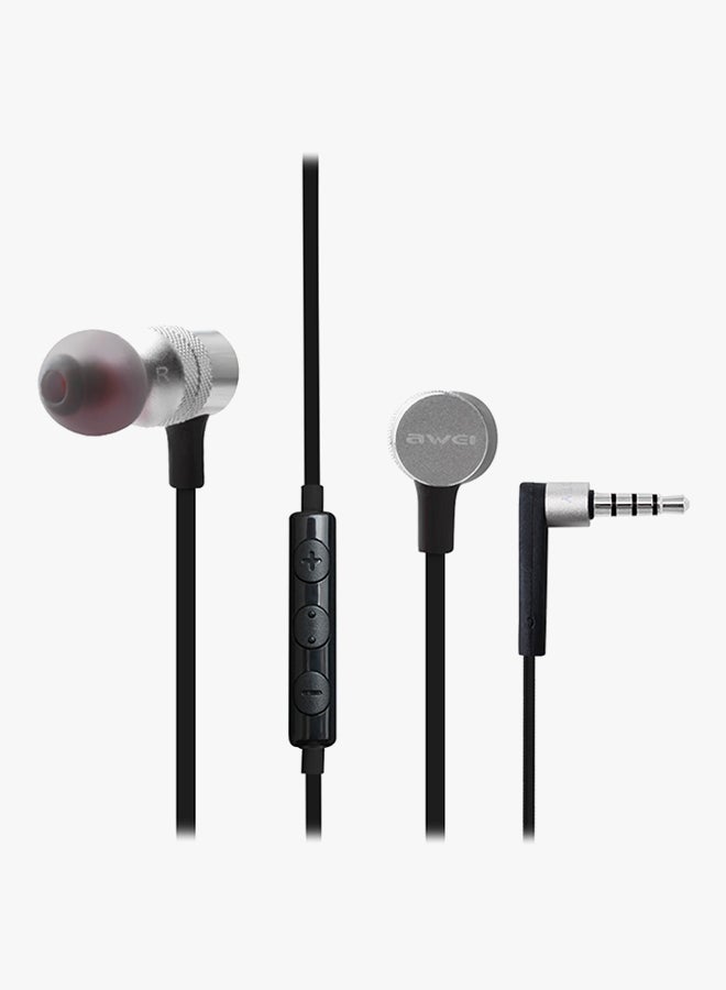 Awei ES-20TY In-Ear Earphones Grey/Silver - Image 3