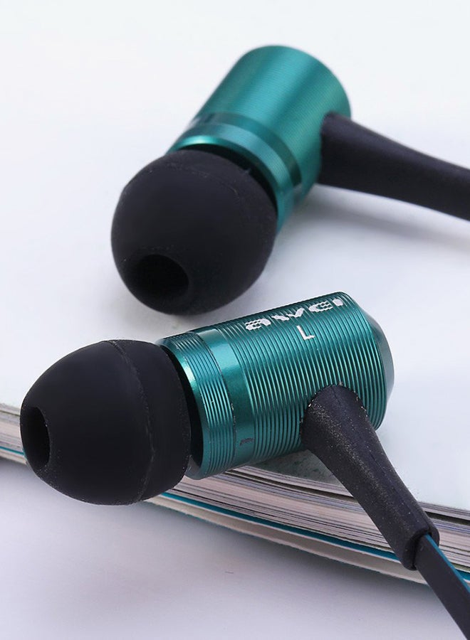 Awei In-Ear Headphones With Mic Deep Green/Black - Image 3