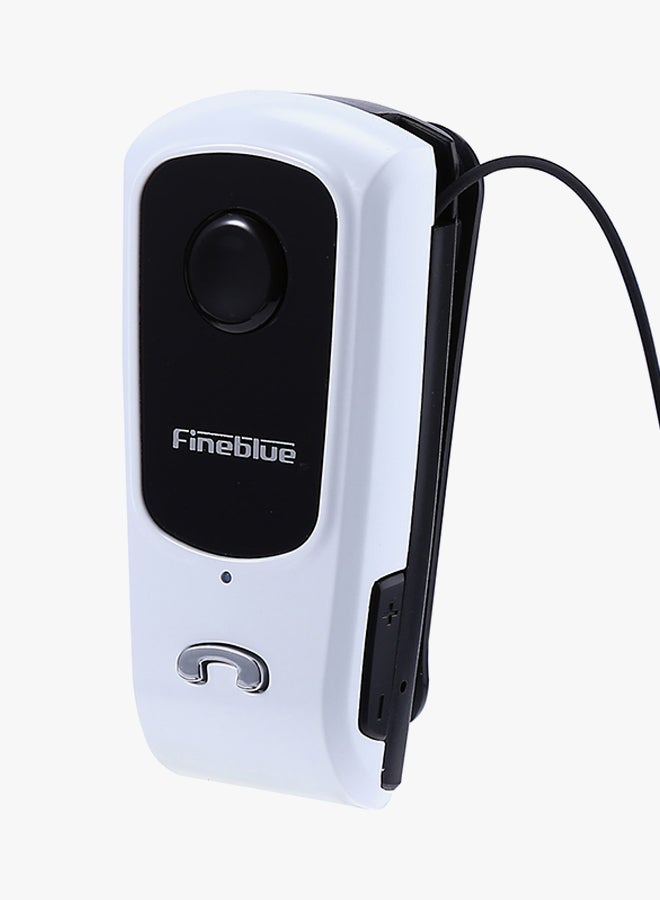 Fineblue - Bluetooth Clip-On In-Ear Headset White - Image 1