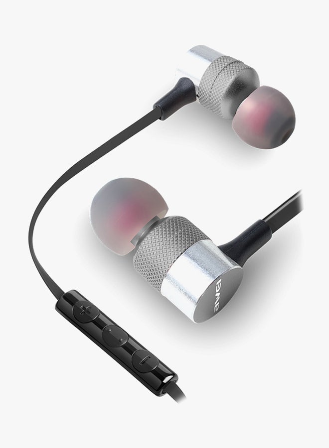 Awei ES-20TY In-Ear Earphones Grey/Silver - Image 4