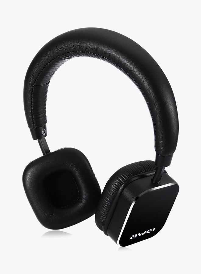 Awei Bluetooth Over-Ear Stereo Headset Black - Image 3