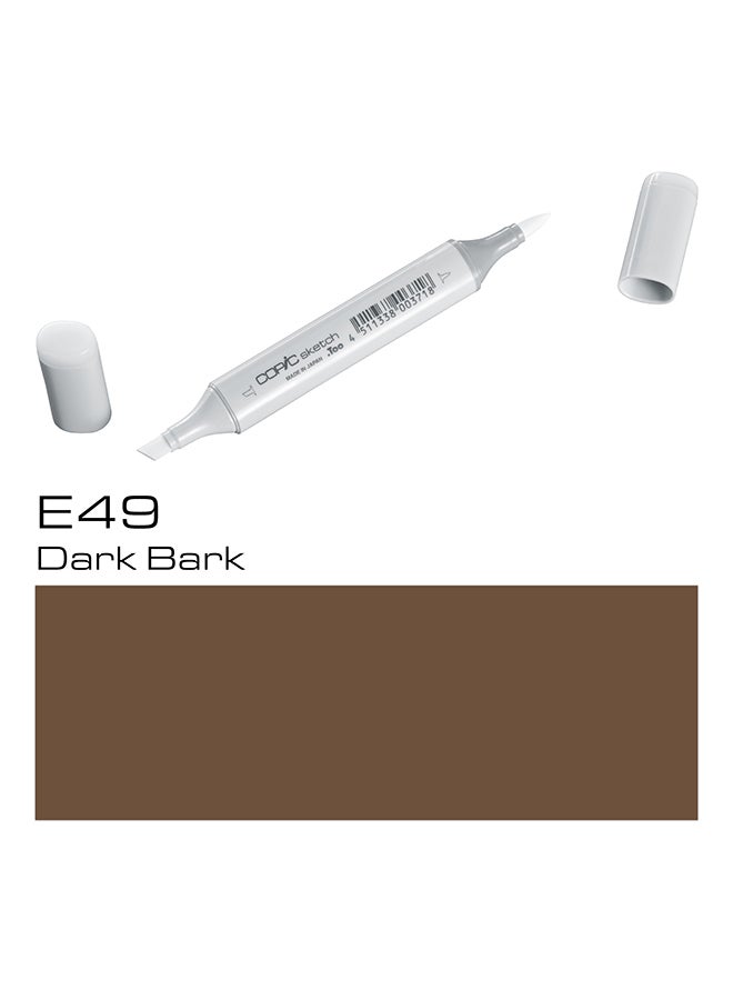 Sketch Dual Nib Permanent Marker Dark Bark - v1526964625/N14435321A_2