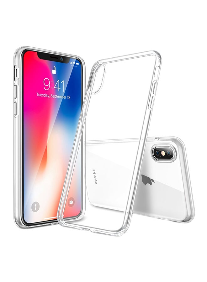 Leather Protective Case Cover For Apple iPhone X Clear - v1526974925/N14737761A_1