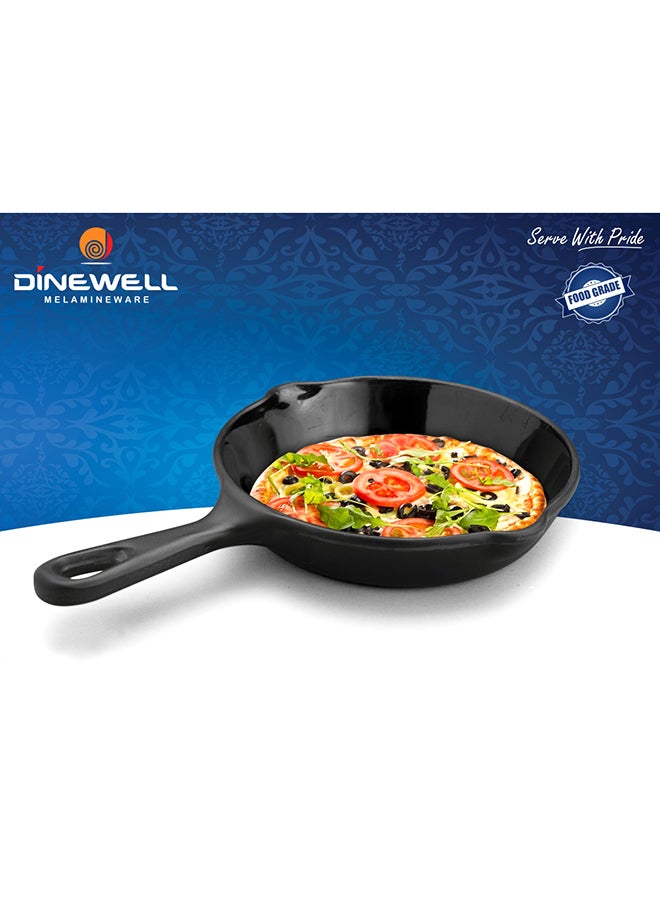 دينويل مقلاة تقديم بتصميم مستدير أسود 21.5سم - Image 2