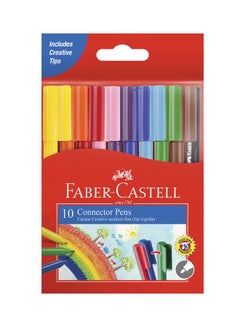 FABER-CASTELL 10-Piece Connector Pen Multicolour 