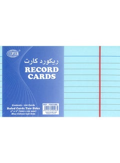 Psi 100-Piece Index Card Blue 