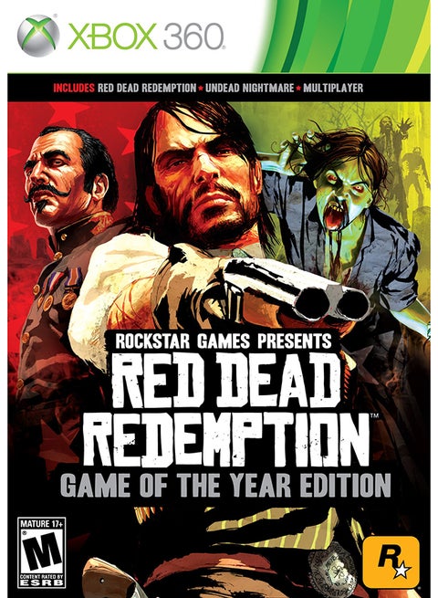 لعبة "Red Dead Redemption Game of The Year Edition" (إصدار عالمي) - الأكشن والتصويب - أجهزة إكس بوكس 360