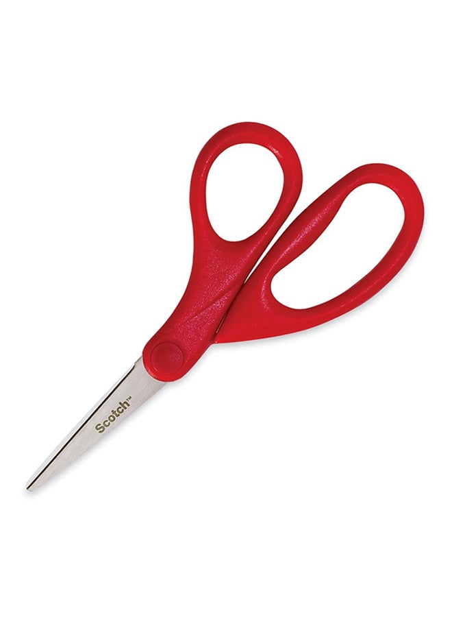 ثري ام مقص متعدد الإستخدامات بمقدمة حادة أحمر/فضي - Image 1