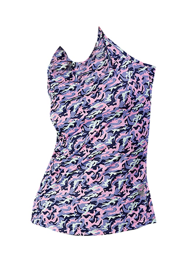 zivame - Neo Play Fitted Tank Top Purple/Blue - Image 1
