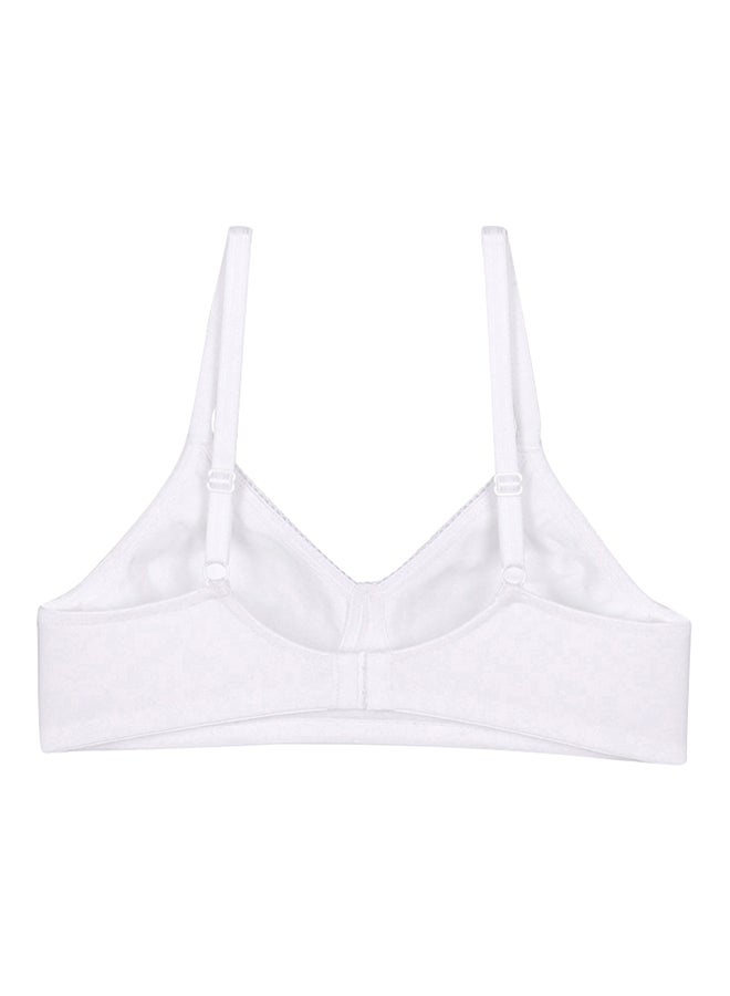 zivame - Double Layered Wirefree Bra White - Image 1