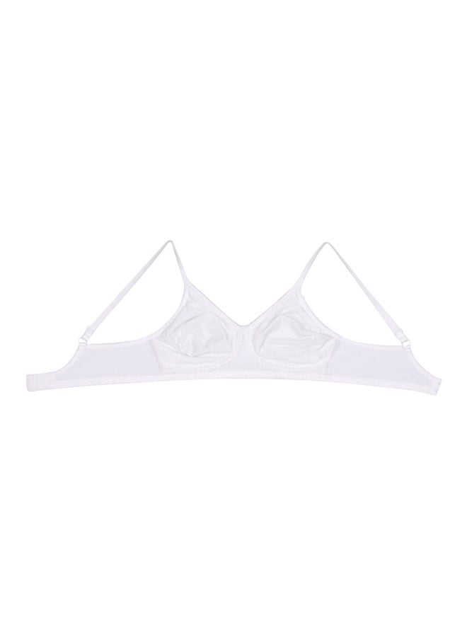 zivame - Double Layered Wirefree Bra White - Image 1