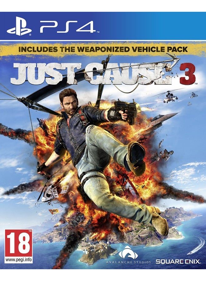 سكوير انيكس - لعبة "Just Cause 3" (إصدار عالمي) - الأكشن والتصويب - بلاي ستيشن 4 (PS4) - Image 1