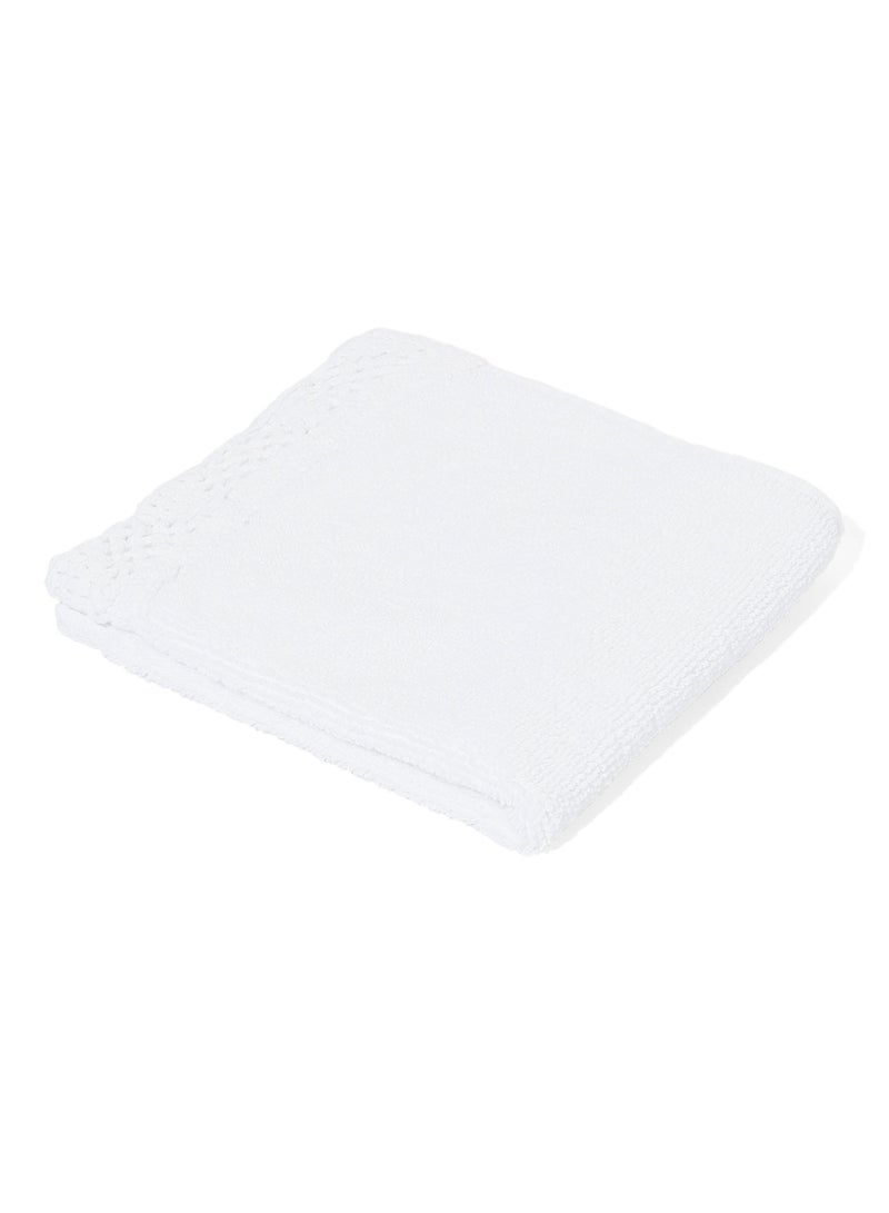Home&Deco Cotton Hand Towel White 30x30cm  - Image 1