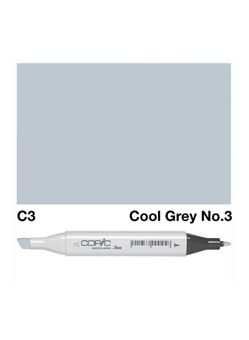 Ciao Dual Nib Permanent Marker Cool Grey No.3 - v1526996061/N14435063A_1