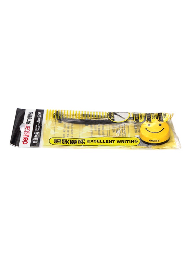 Deli star - Smile Emoji Gel-Ink Pen Black - Image 1