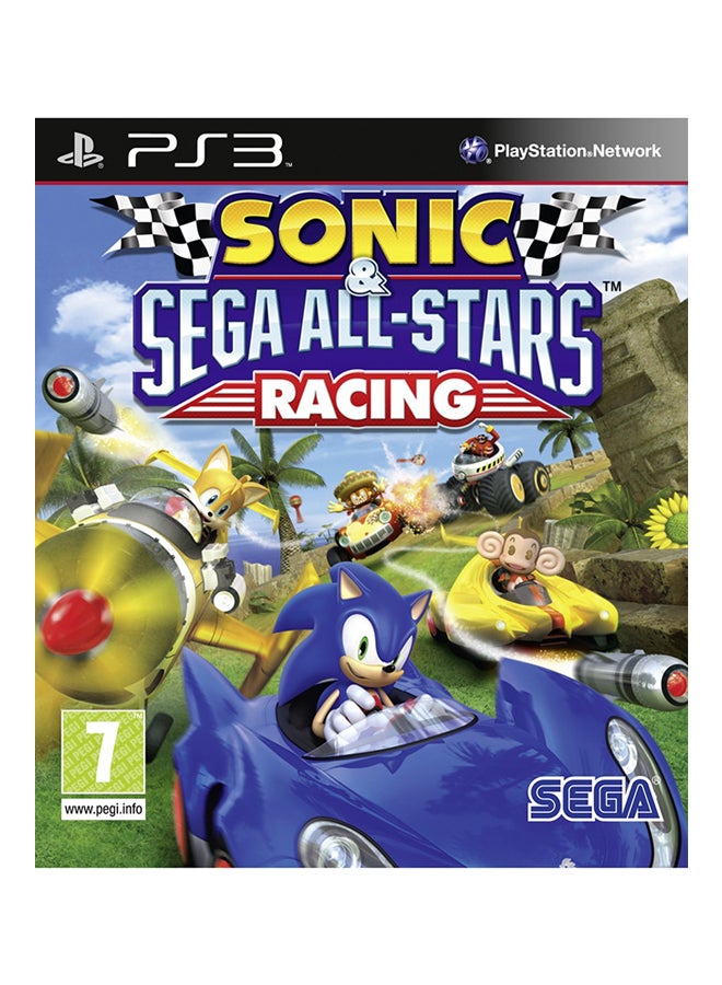 سيغا لعبة Sonic And Sega All-Stars Racing - المنطقة 2 (الإصدار الدولي) - racing - playstation_3_ps3  - Image 1