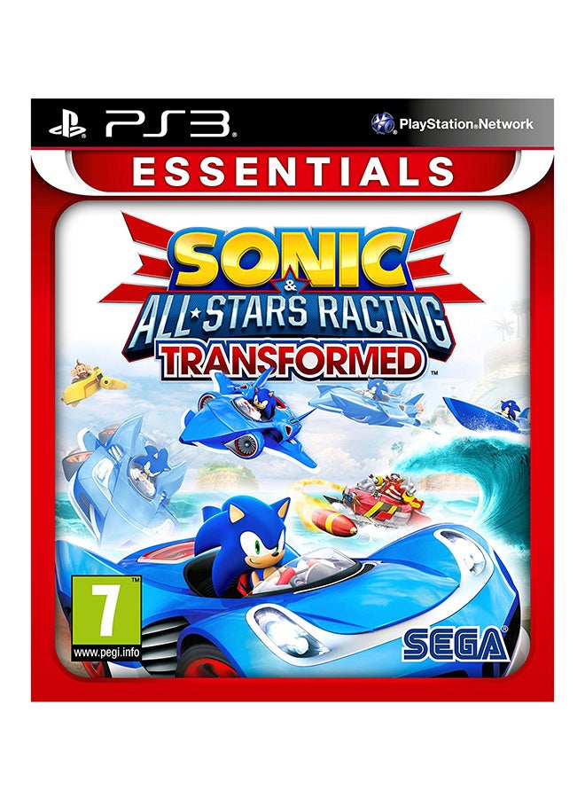 سيغا لعبة Sonic And All Stars Racing Transformed - مجموعة إسينشالز (الإصدار الدولي) - racing - playstation_3_ps3 - Image 1