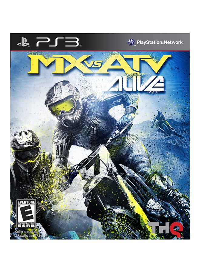 THQ - MX Vs ATV Alive (Intl Version) - racing - playstation_3_ps3 - Image 1