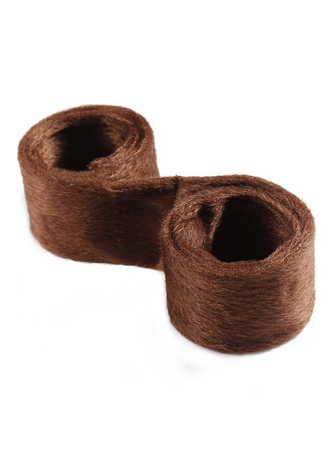 Curly Hair Braid Clip Dispenser Coffee - Image 1