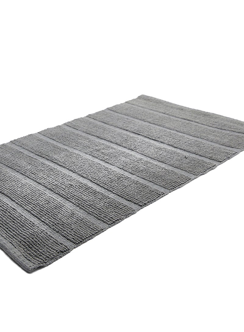 هوم آند ديكو سجادة حمامات مستطيلة رمادي - Image 2