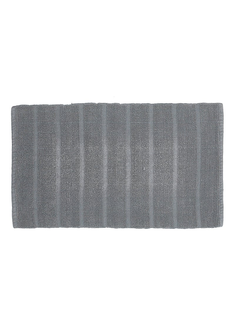 هوم آند ديكو سجادة حمامات مستطيلة رمادي - Image 1