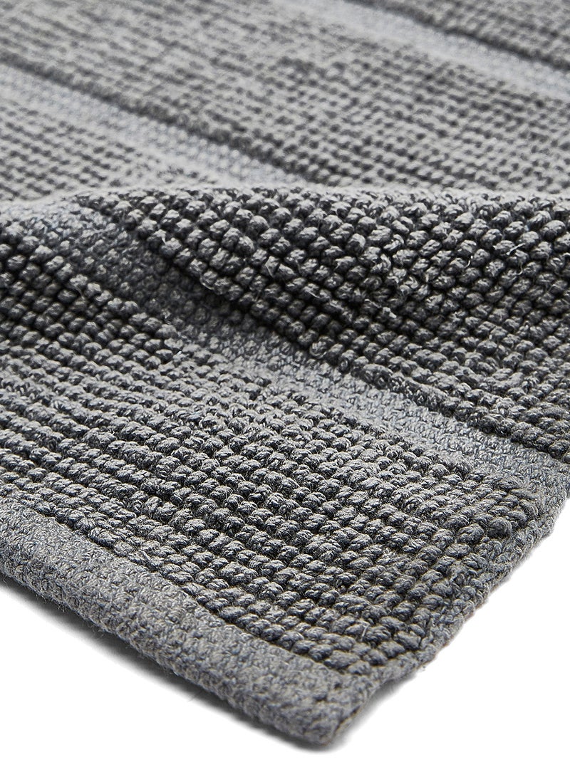 هوم آند ديكو سجادة حمامات مستطيلة رمادي - Image 3