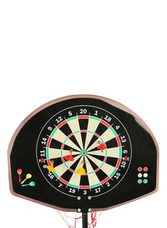 Generic 2-In-1 Magnetic Dart Board And Basketball Backboard  - Image 2