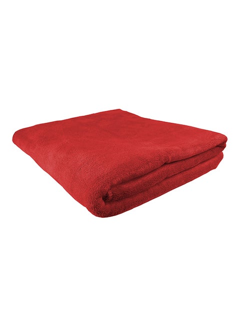 Ultra Soft Super Absorbent Durable Microfiber Bath Sheet Beach Towel Red 80x170cm
