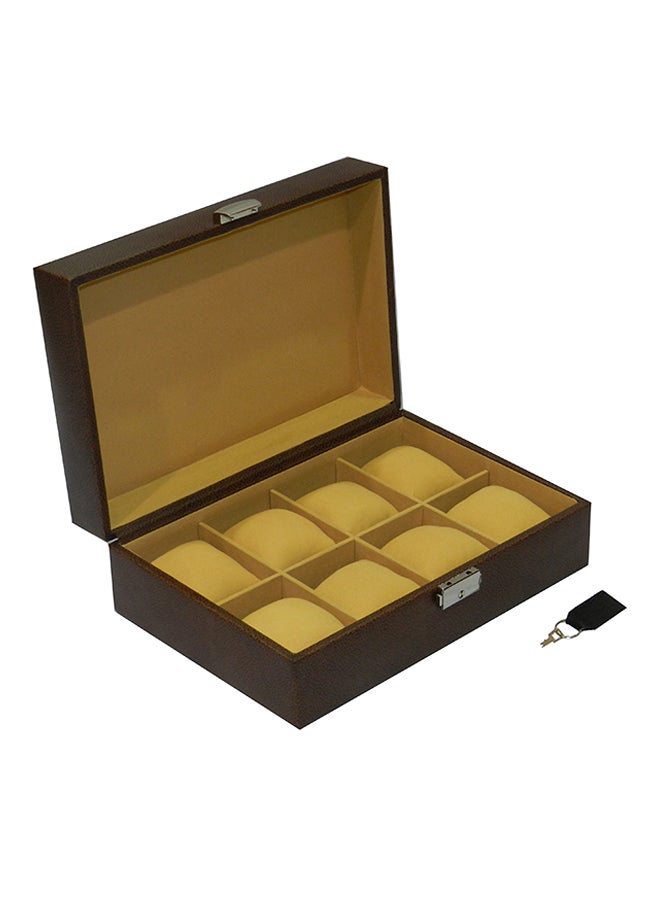 LAVERI LEATHER unisex 8-Piece Watch Organizer - Image 2