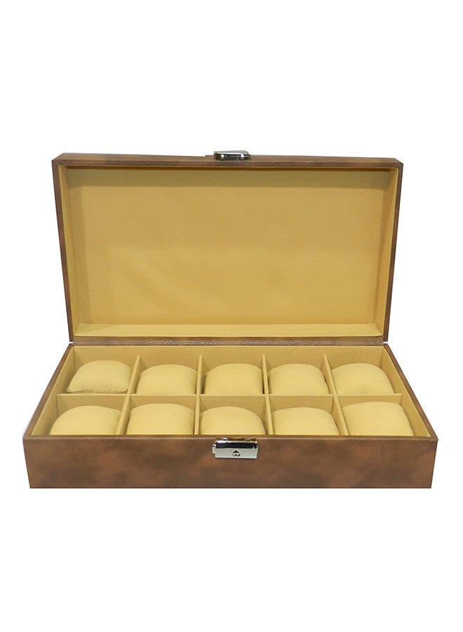 LAVERI LEATHER - unisex 10-Piece Watch Organizer - Image 1