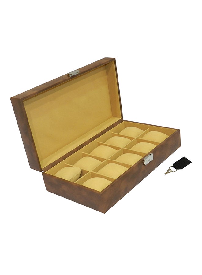 LAVERI LEATHER - unisex 10-Piece Watch Organizer - Image 1