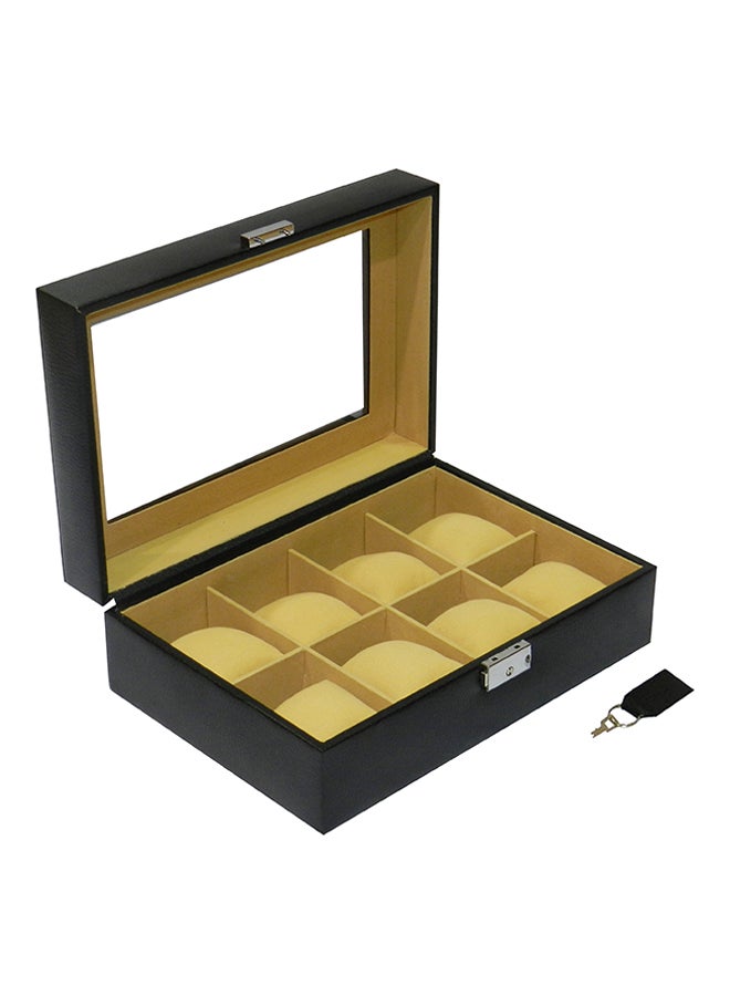 LAVERI LEATHER - unisex 8-Piece Watch Organizer - Image 1